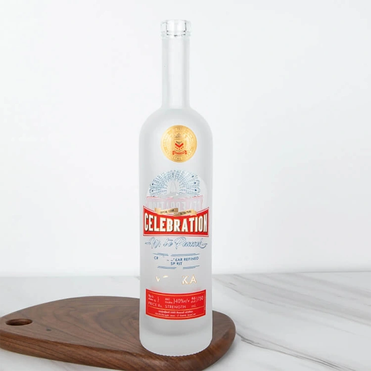 750ml Arizona రౌండ్ గ్లాస్ స్పిరిట్ బాటిల్